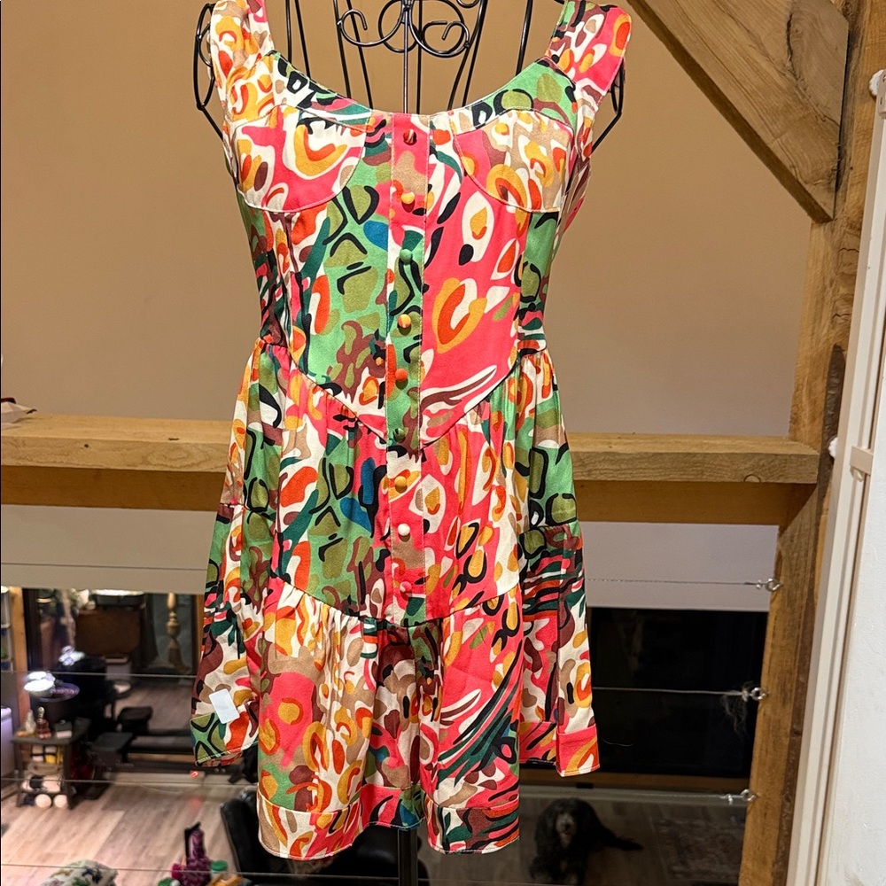 Commense Colorful Ruffle Jumpsuit - Picture 6 of 6